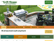 Tablet Screenshot of grillshoppe.com